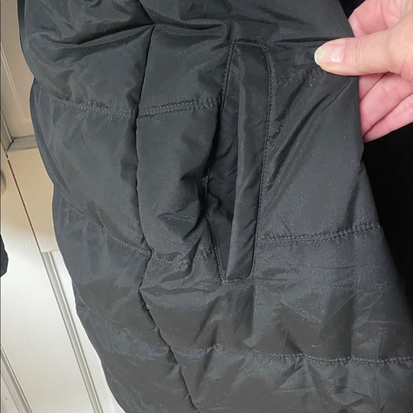 Old Navy long black puffer winter coat with hood women’s size XXL - Picture 5 of 13